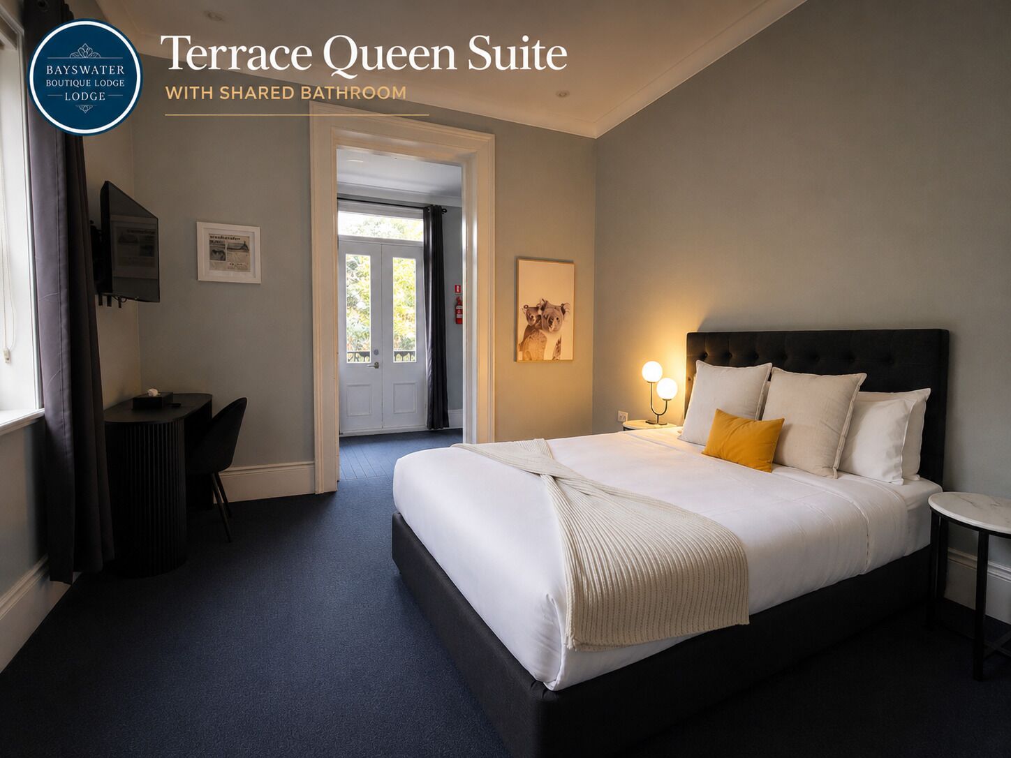 Comfort-Studiosuite, 1 Queen-Bett, Gemeinschaftsbad, Stadtblick | Hochwertige Bettwaren, individuell dekoriert, individuell eingerichtet