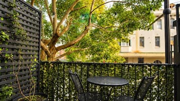 Terrace Double Room with Shared Bathroom | Premium bedding, individually decorated, individually furnished