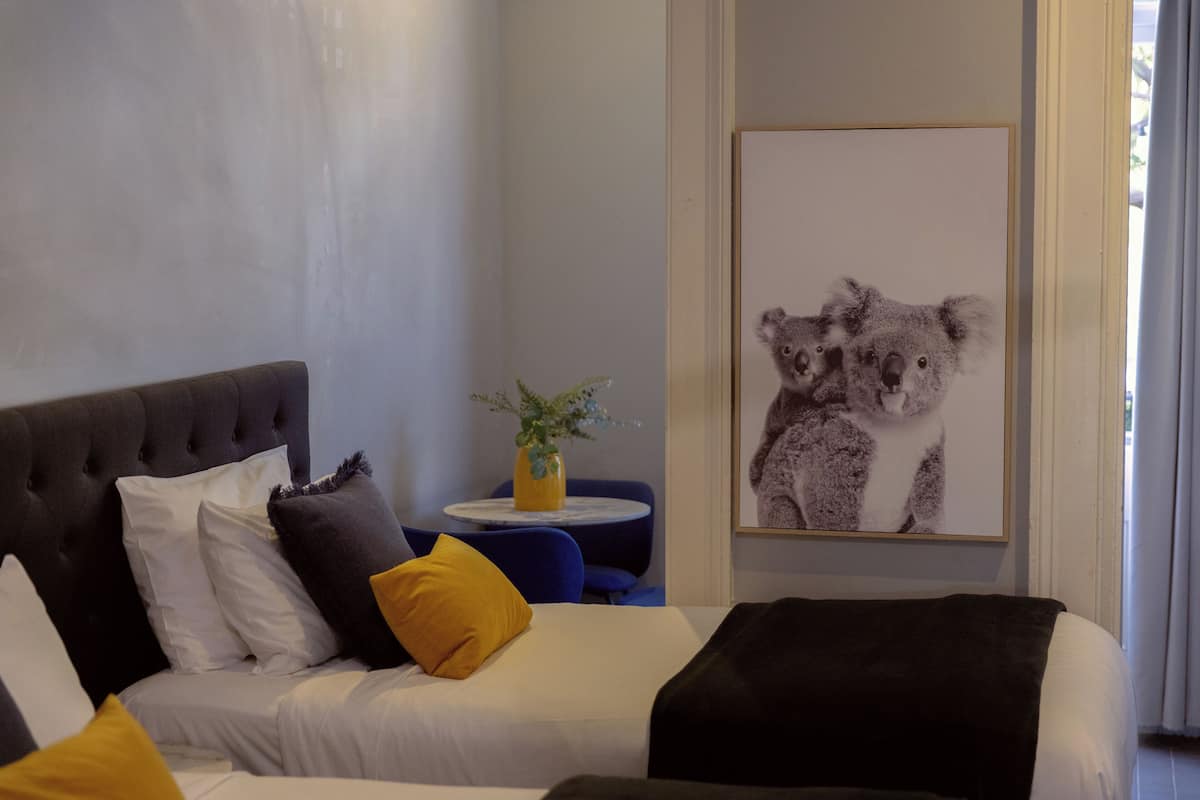 Superior Twin/Triple Studio Terrace with Shared Bathroom | Premium bedding, individually decorated, individually furnished, desk