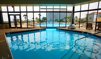 Indoor pool, outdoor pool