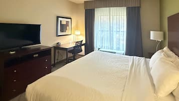 Egyptian cotton sheets, premium bedding, pillow-top beds, desk