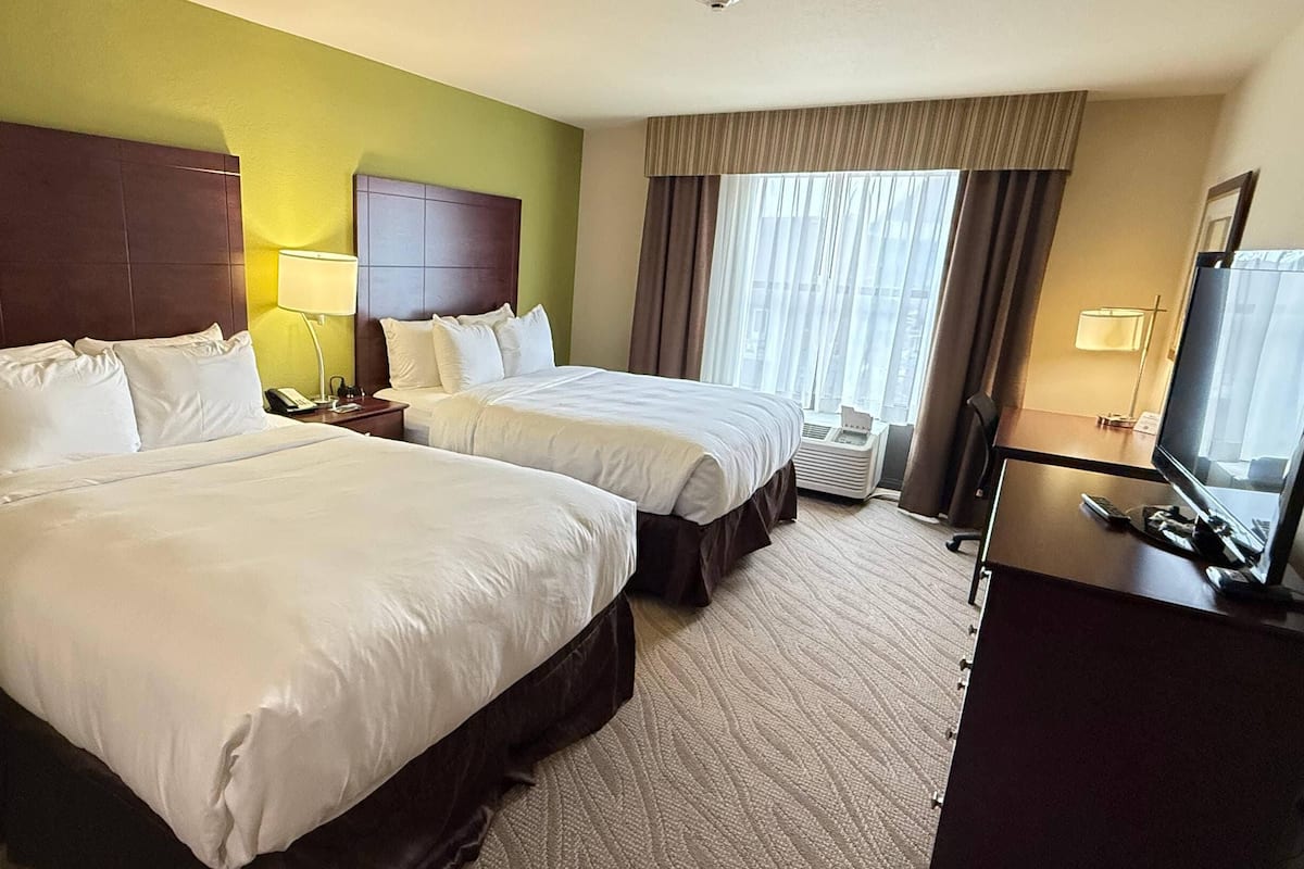 Standaard kamer, 2 queensize bedden, niet-roken | Lakens van Egyptisch katoen, luxe beddengoed, pillowtop-bedden