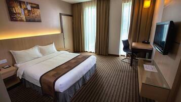 Down duvets, Select Comfort beds, in-room safe, individually decorated