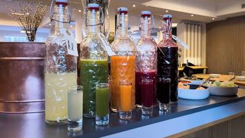 Daily buffet breakfast (DKK 139 per person)