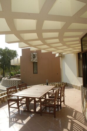 Deluxe Villa, 2 Bedrooms | Terrace/patio - One To One Hotel and Resort, Ain Al Faida (Al Ain)