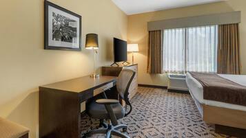 Standard Room, 1 King Bed, Non Smoking, Refrigerator & Microwave (with Sofabed) | In-room safe, individually decorated, individually furnished, desk