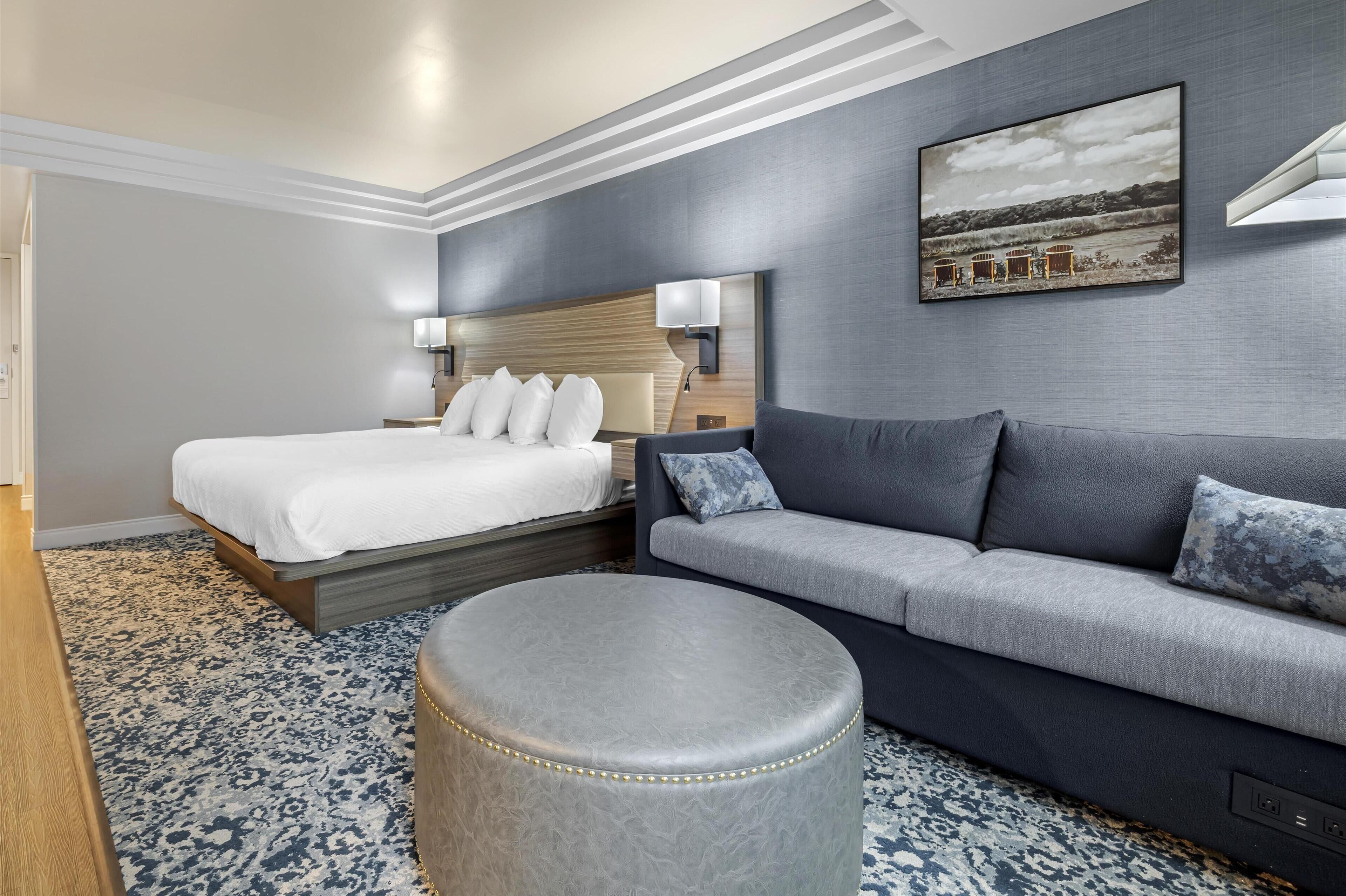 Standard Room, 1 King Bed, Non Smoking, River View (Shower Only;with Sofabed)