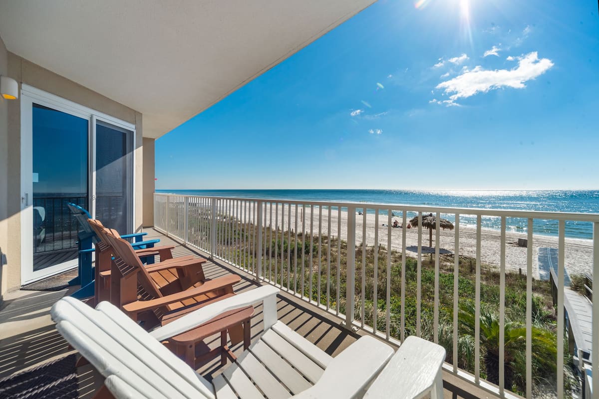 Appart'hôtel, 3 chambres, balcon, en front de plage (104 - No Pets Allowed) | Enceinte de l’hébergement
