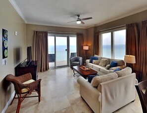Condo, Multiple Beds, Balcony (#1305 - No Pets) | Living area - Grandview East Resort by Resort Collection (Panama City Beach)