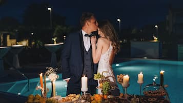 Área de bodas al aire libre