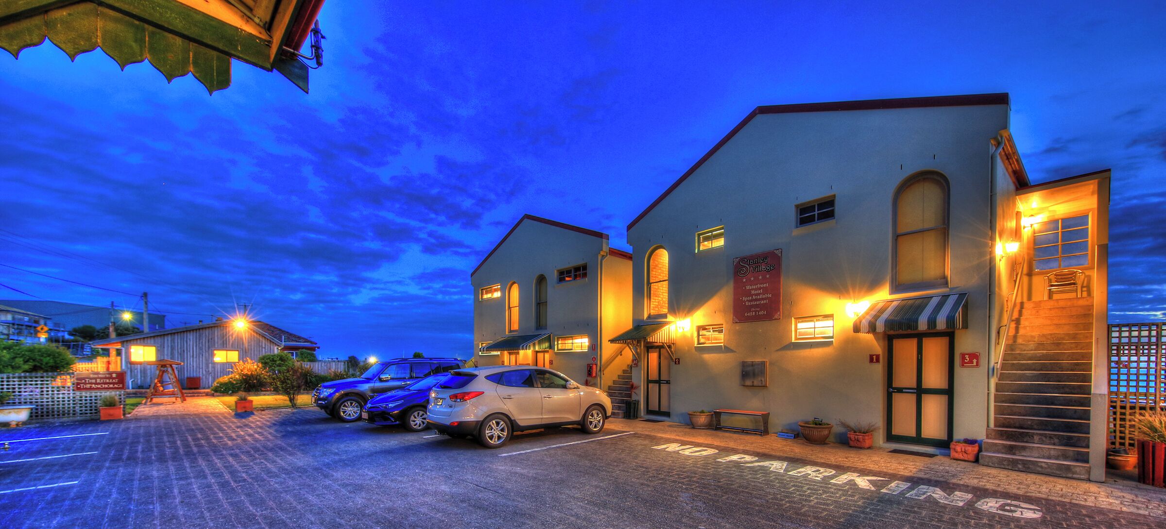 Fachada da propriedade