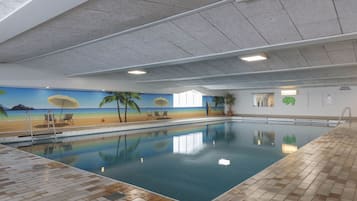 Indoor pool, seasonal outdoor pool