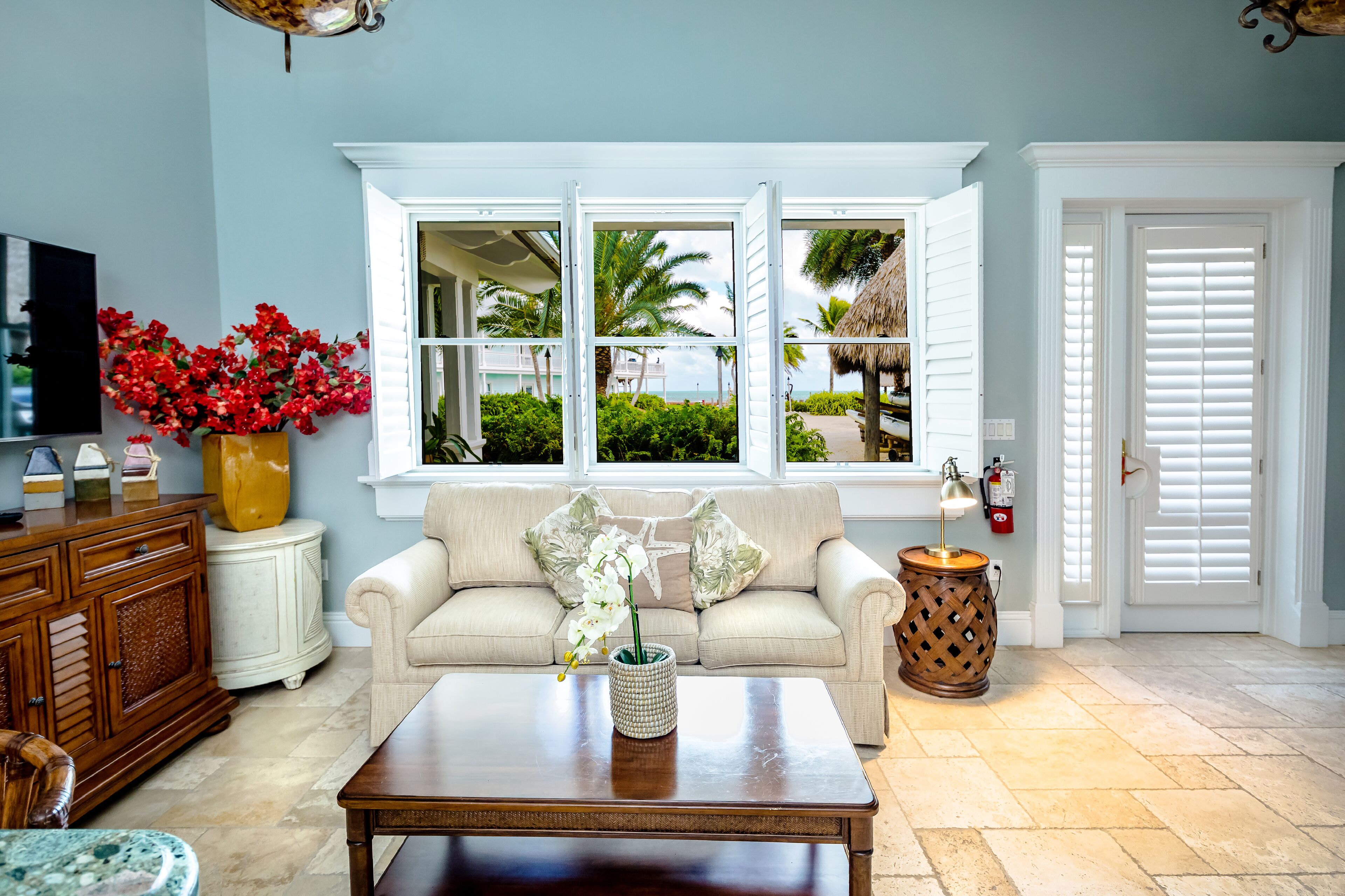 house (bird of paradise) | living room | led tv