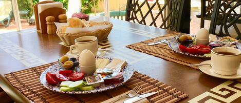 Daily buffet breakfast (EUR 50 per person)