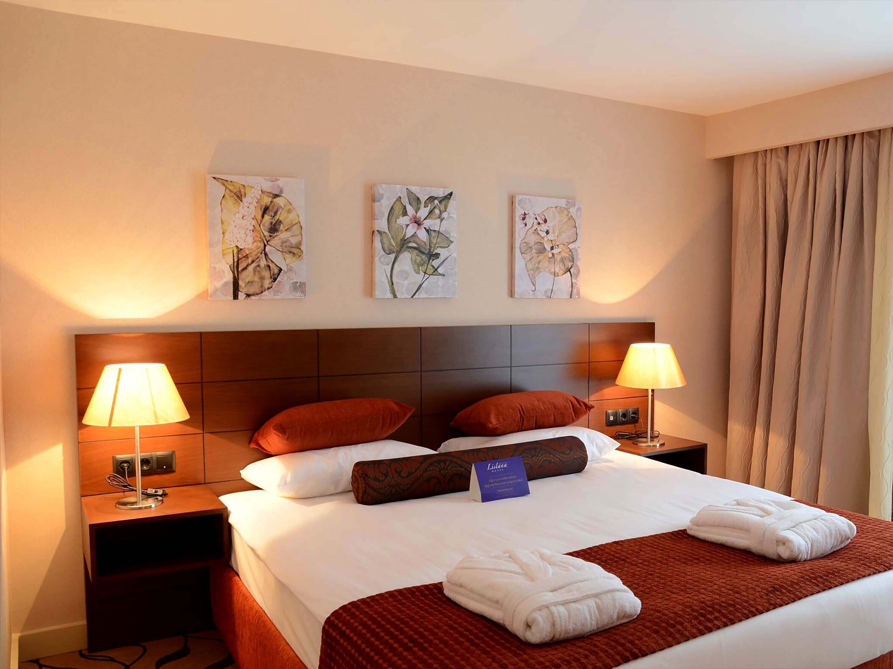 Phòng đôi hoặc 2 giường đơn Tiêu chuẩn | Bộ trải giường bằng vải cotton Ai Cập, bộ đồ giường cao cấp 