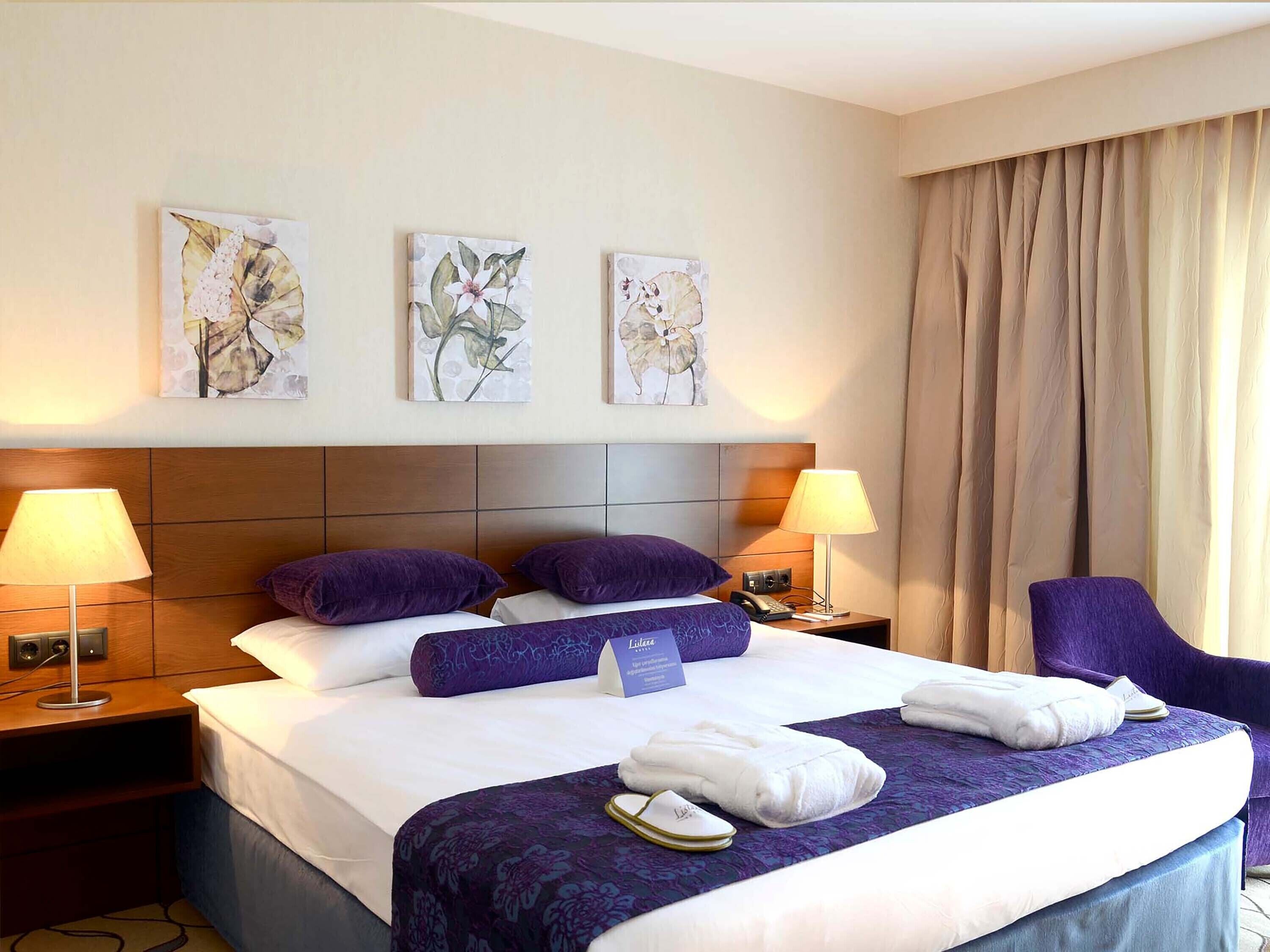 Phòng đôi hoặc 2 giường đơn Superior | Bộ trải giường bằng vải cotton Ai Cập, bộ đồ giường cao cấp 