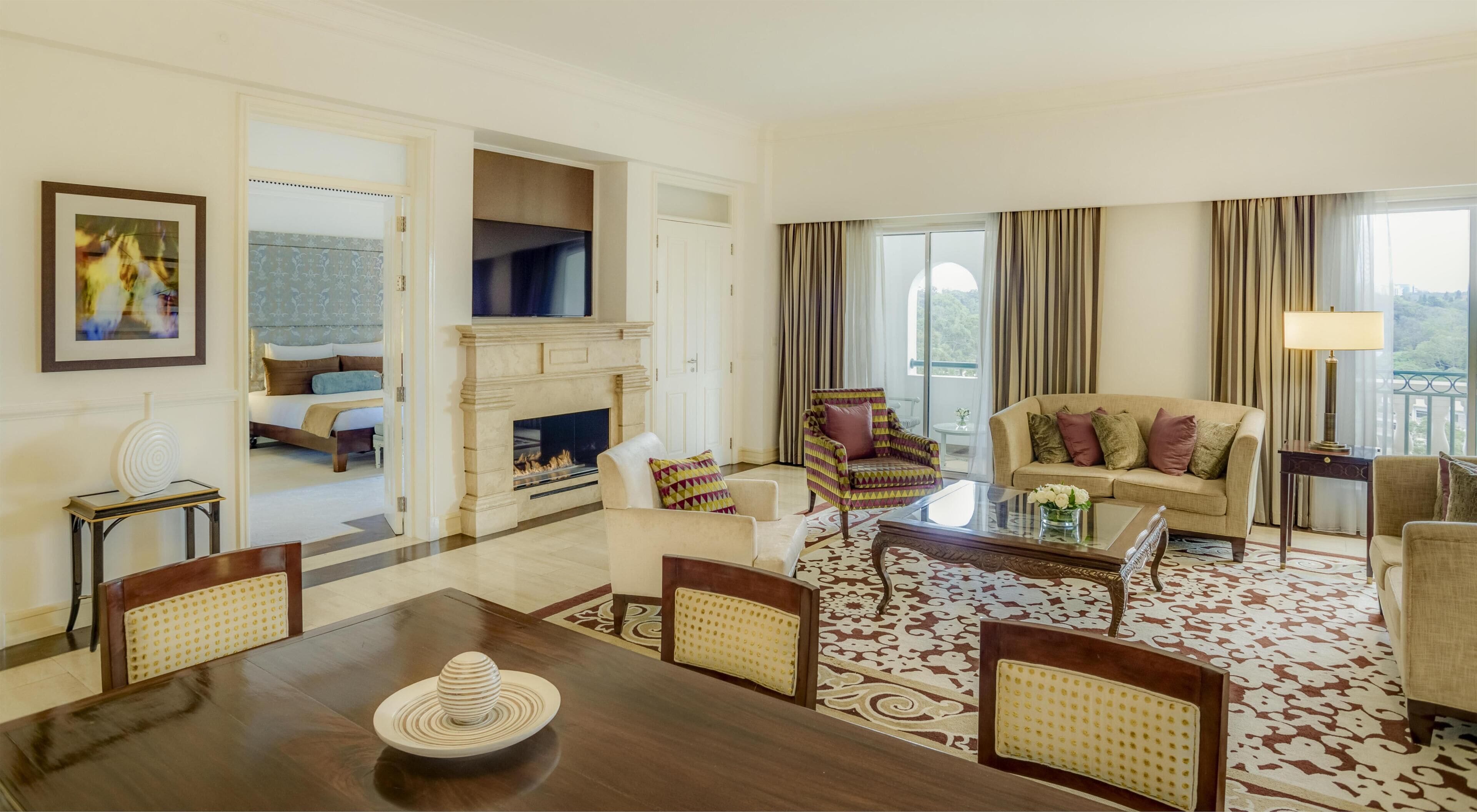 Suite, Multiple Beds, City View (Premium Suite 2 bedroomed) | 1 bedroom, Egyptian cotton sheets, premium bedding, minibar
