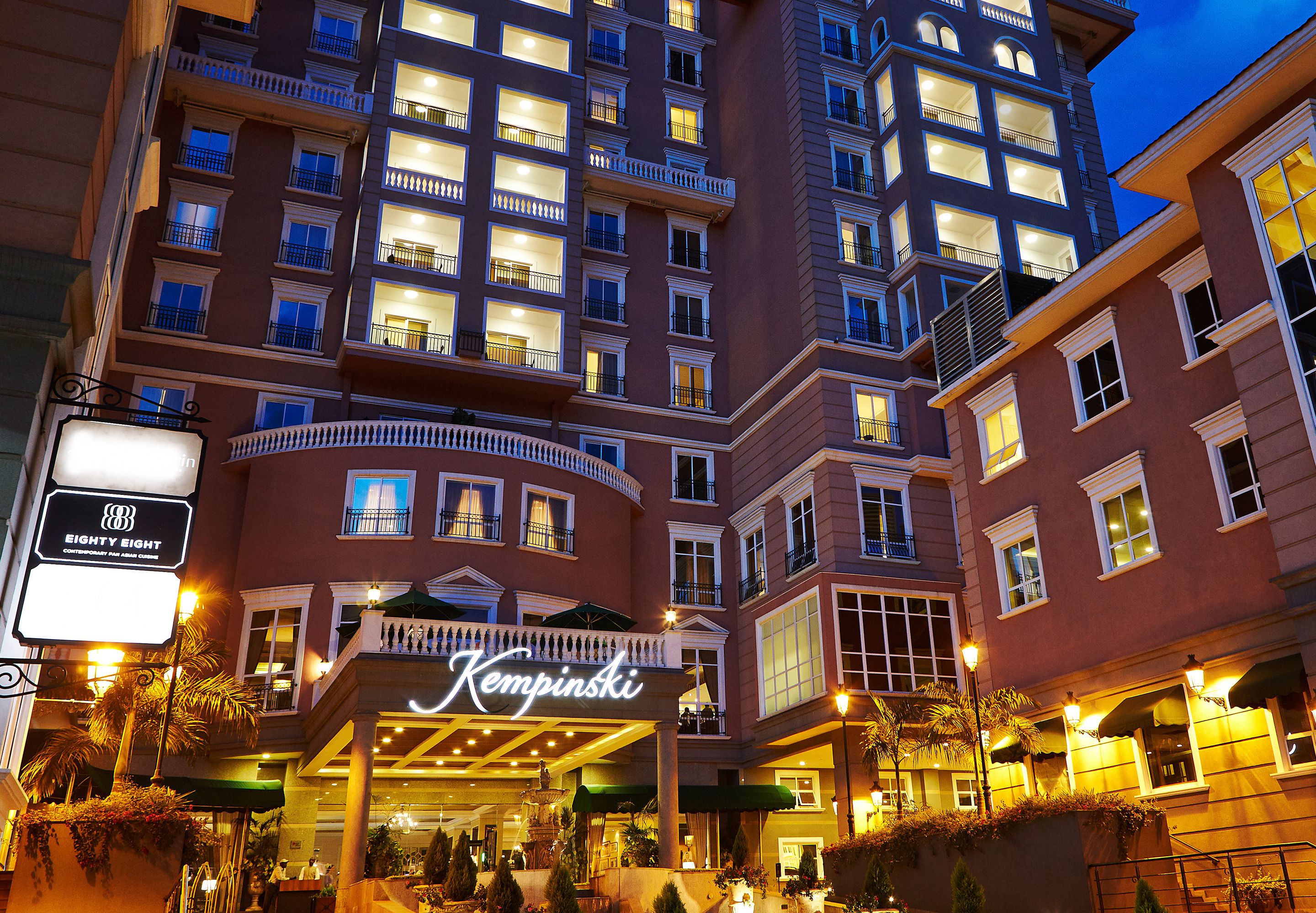 front of property – evening/night