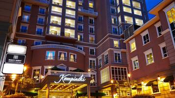 Front of property – evening/night