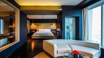 總統套房, 1 張特大雙人床, 城市景 | 1 間睡房、高級寢具、羽絨被、Select Comfort 床墊