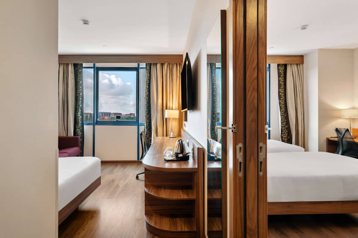 in-room safe, blackout curtains, soundproofing, iron/ironing board