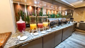 Free daily buffet breakfast 