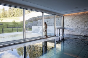 Indoor pool, outdoor pool
