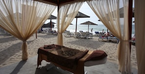 Massagen am Strand, Massageanwendungen