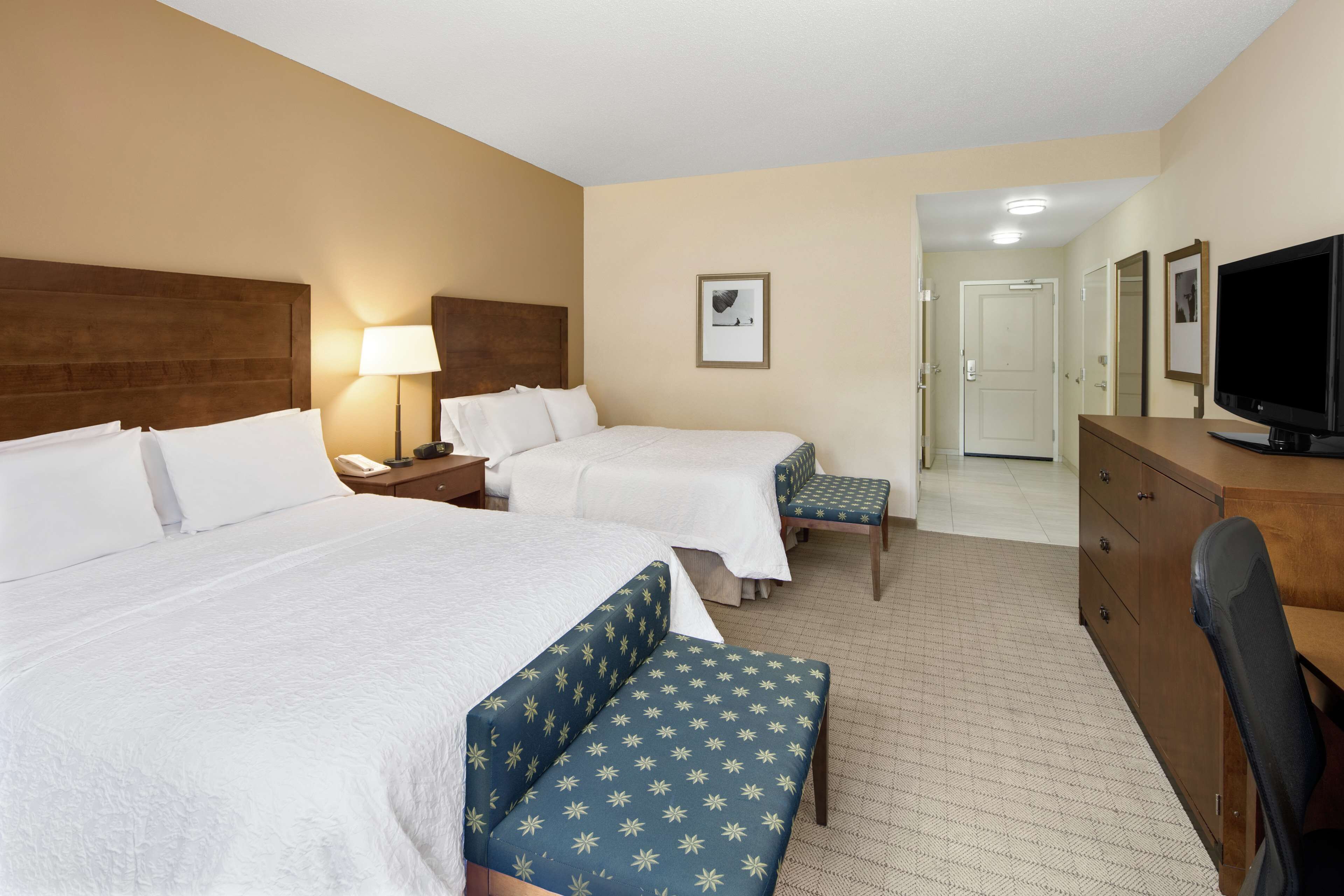 room, 2 queen beds, accessible, bathtub (mobility & hearing) | in-room safe, iron/ironing board, cots/infant beds, free rollaway beds