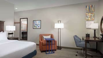 In-room safe, desk, iron/ironing board, free cribs/infant beds