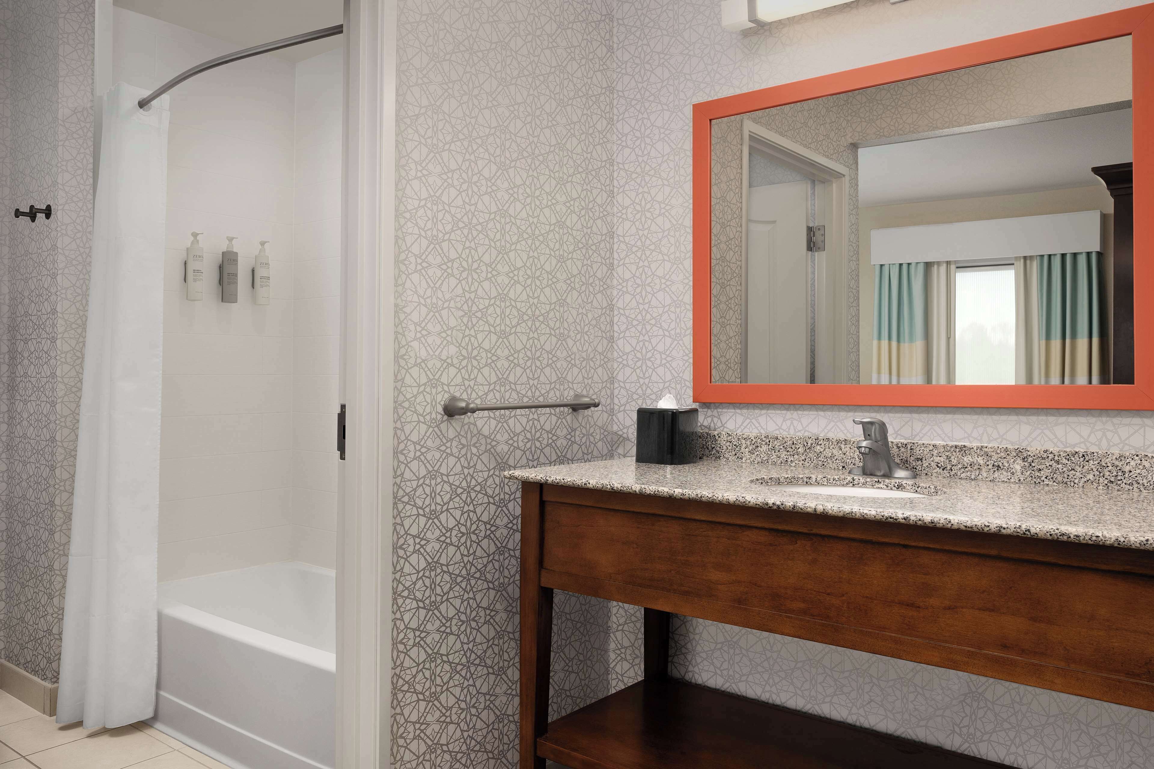 free toiletries, hair dryer, towels