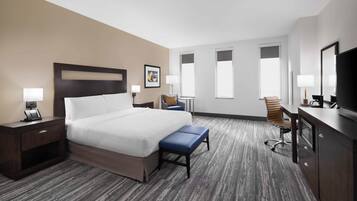 Room, 1 King Bed, Accessible, Non Smoking | Living area | 42-inch LCD TV with satellite channels, TV