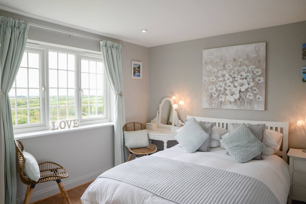 Dobbeltrom – standard, eget bad, hageutsikt (annex bedroom)