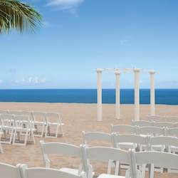 Área externa para casamento