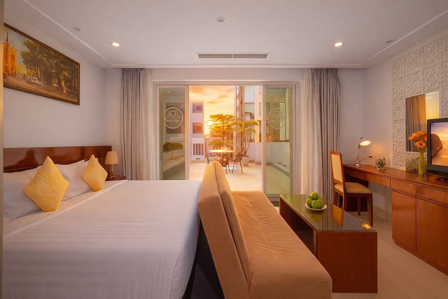 Suite with Terrace | Bathroom | Free toiletries, hair dryer, slippers, towels