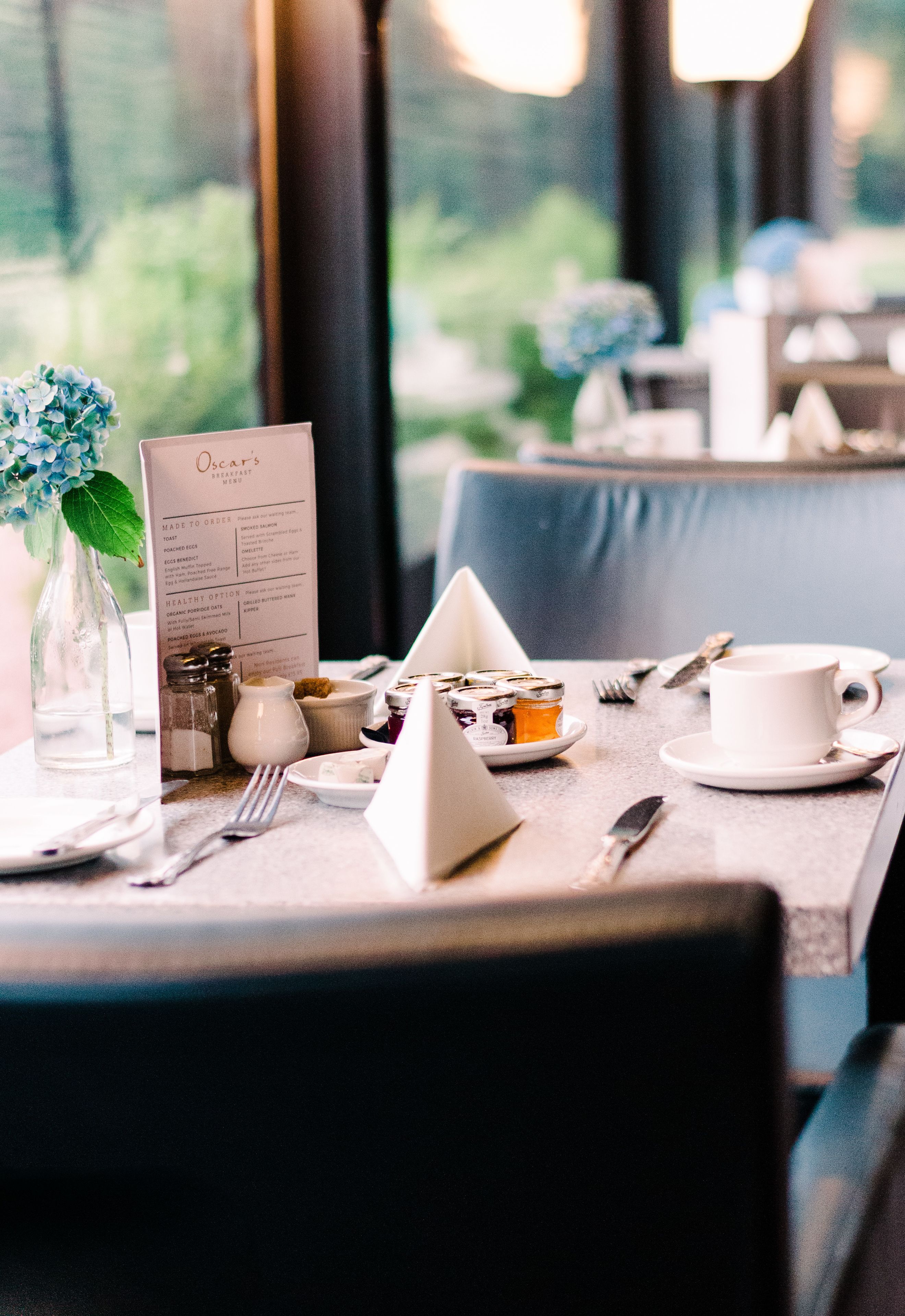 daily buffet breakfast (gbp 15.95 per person)