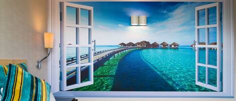 1 habitación, ropa de cama de alta calidad y decoración personalizada