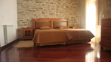 Premium bedding, down duvets, individually decorated