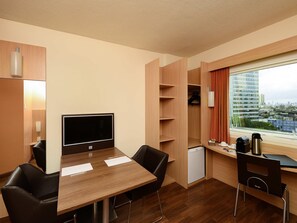 Minibar, in-room safe, desk, blackout drapes