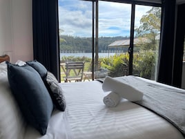 Habitación panorámica doble, junto al lago | Ropa de cama