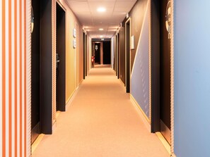 Premium bedding, desk, soundproofing, iron/ironing board