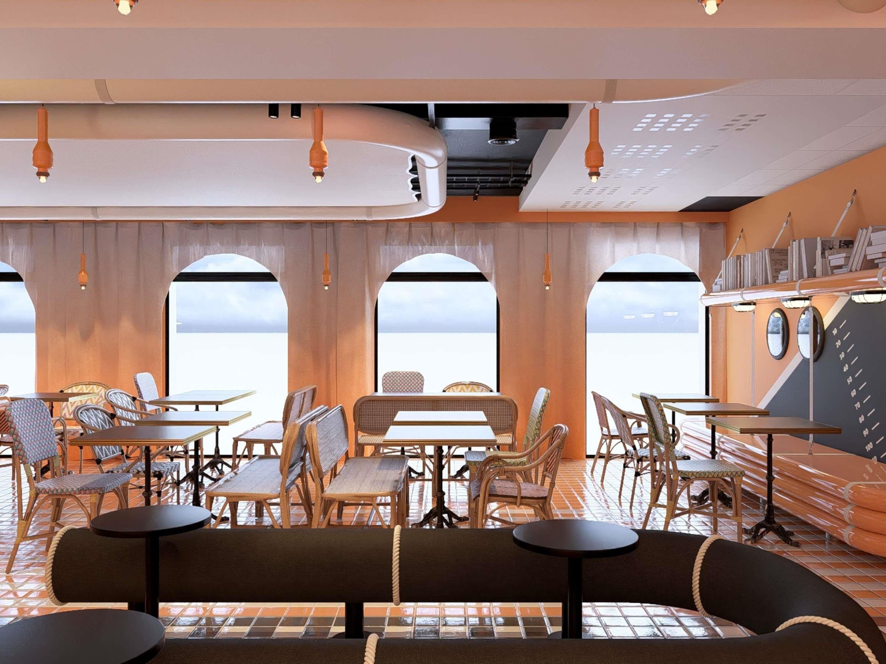 Sarapan bufet setiap hari (EUR 13.50 seorang) 