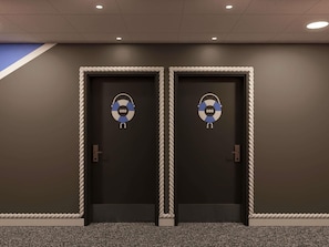 Premium bedding, desk, soundproofing, iron/ironing board