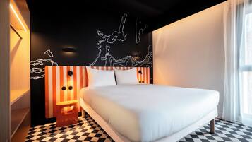 Chambre Standard, 1 lit double | Literie de qualité supérieure, bureau, chambres insonorisées