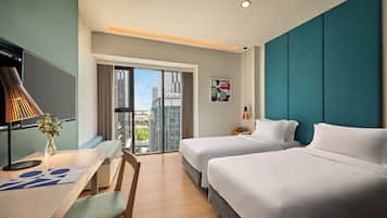 Studio, 2 Twin Beds | City view