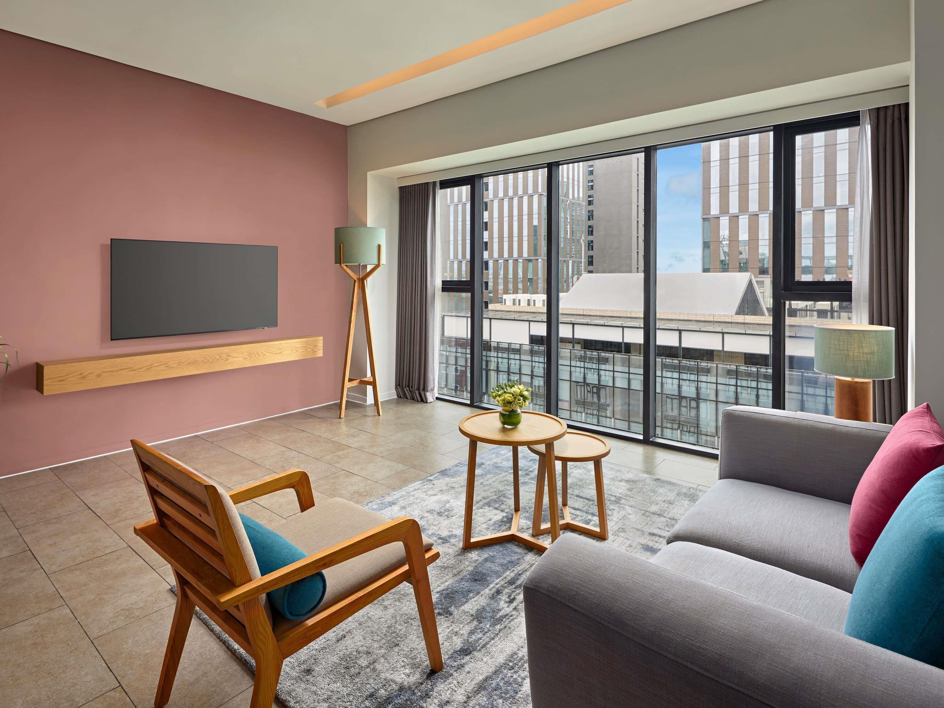 Apartment, 2 Bedrooms | Minibar, in-room safe, desk, laptop workspace