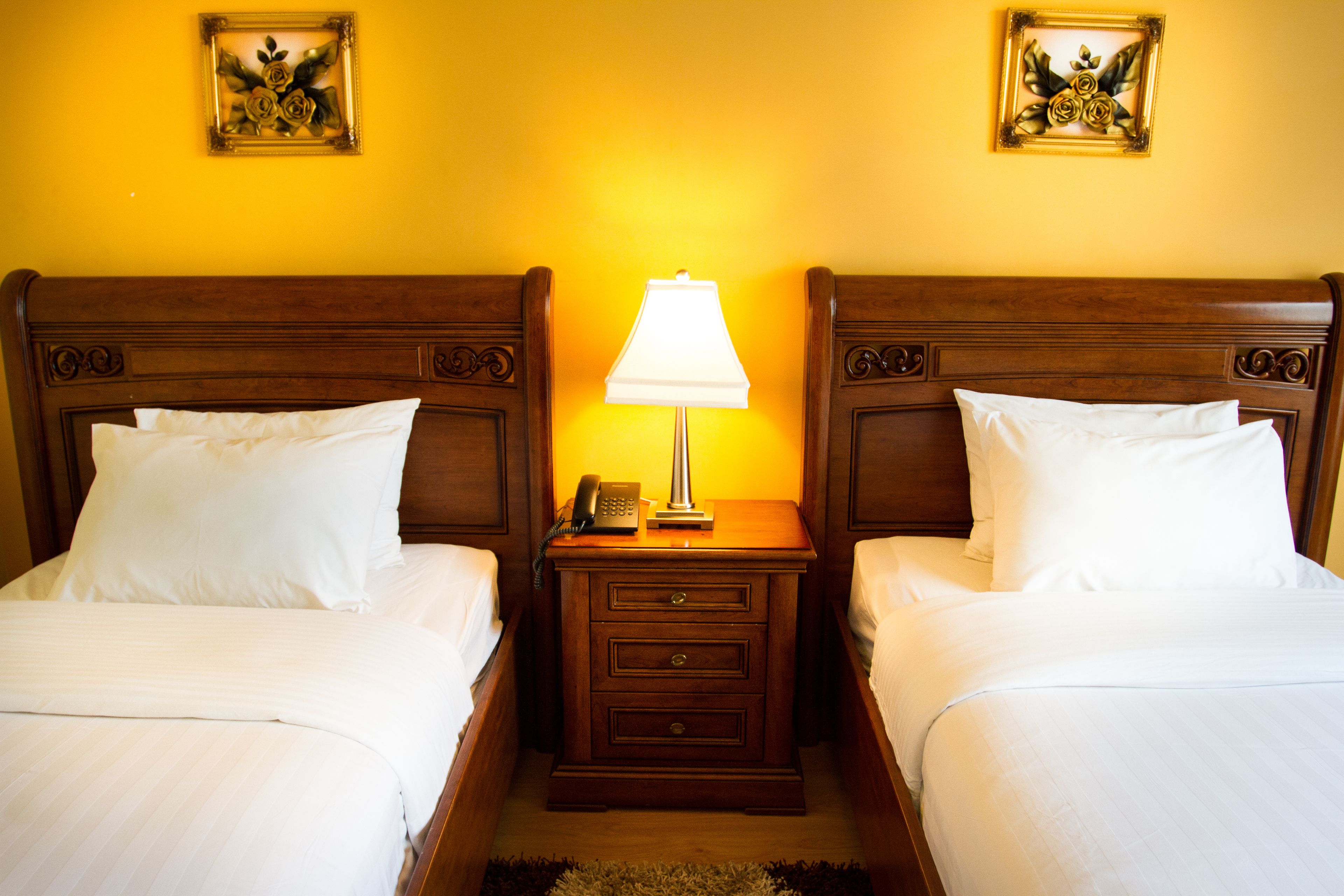 Chambre avec lits jumeaux