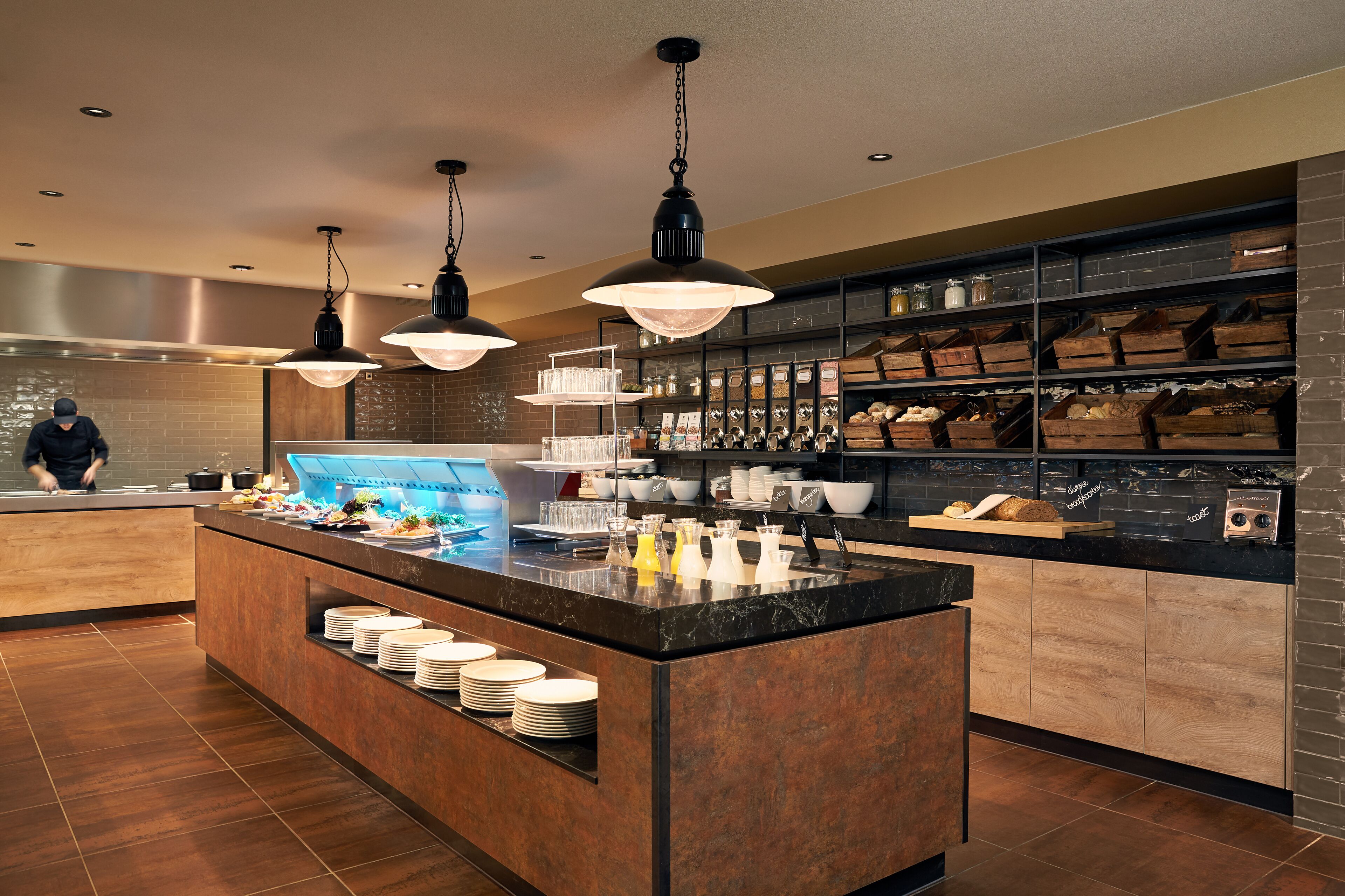 daily buffet breakfast (eur 19.50 per person)