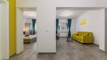 Minibar, in-room safe, desk, laptop workspace