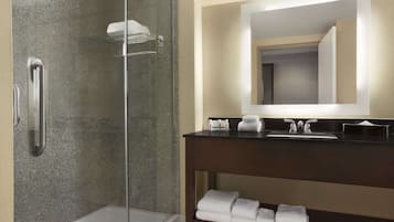 Free toiletries, hair dryer, towels